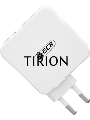 Сетевое зарядное устройство GCR 100W, 2 USB + 2 TypeC, GaN Tech Quick Charger, PD 3.0, белый