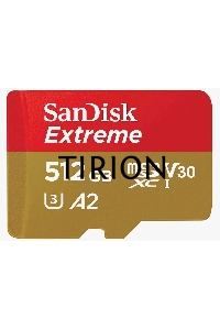 Флеш карта microSD 512GB SanDisk microSDXC Class 10 UHS-I A2 C10 V30 U3 Extreme 190MB/s
