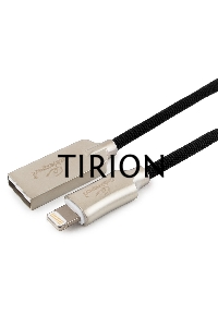 Кабель USB Cablexpert для Apple CC-P-APUSB02Bk-0.5M, MFI, AM/Lightning, серия Platinum, длина 0.5м, черный, блистер