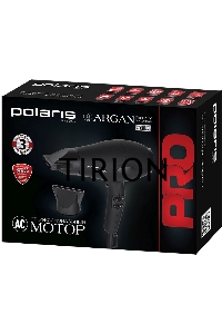 Фен  Polaris PHD2099ACi Argan Therapy PRO черный 2000Вт