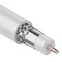 Кабель коаксиальный магистральный REXANT RG-11U, 75 Ом, CCS/Al/Al, 83%, бухта 305 м, белый