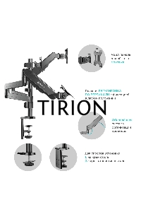 Кронштейн (держатель) ONKRON G280 для трех мониторов 13