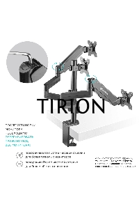 Кронштейн (держатель) ONKRON G280 для трех мониторов 13