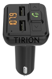 Автомобильный FM-модулятор Ritmix FMT-A880 черный MicroSD BT USB (80001662)