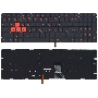 Клавиатура для ноутбука Asus GL702 черная с красной подсветкой