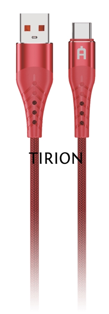 Кабель Alteracs USB-Type C FT01-AC текстиль Red