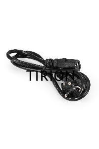 Кабель питания ExeGate Power PC-1P (Евровилка угловая Schuko->C13, VDE-250V-3*0.5mm2, медь, черный, 6A, 1м)