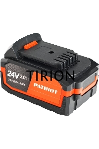 Батарея аккумуляторная Li-ion для шуруповертов PATRIOT серии The One, Модели: BR 241Li /h, Емкость аккумулятора: 2,0 Ач, Напряжение: 24В
