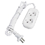Удлинитель 2х5м без заземл. 10А IP20 Е-202 АБС-пл. ПВС 2х0.75 UNIVersal 9631961