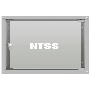Шкаф коммутационный NTSS LIME (NTSS-WL6U5545GS) настенный 6U 550x450мм пер.дв.стекл несъемн.бок.пан. 30кг серый 110град.