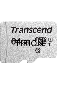 Флеш карта microSD 64GB Transcend microSDXC Class 10 UHS-I U1, (без адаптера), TLC