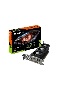 Видеокарта Gigabyte GV-N4060OC-8GL RTX4060 OC Low Profile 8GB GDDR6 128-bit DPx2 HDMIx2 3FAN RTL