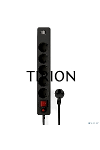 Сетевой фильтр Гарнизон 5р, 10А, 2xUSB, 1.8м, ур.защиты 4, черный, пакет