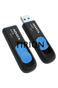 Флеш диск ADATA Flash Drive 64Gb UV128 AUV128-64G-RBE {USB3.0, BLACK/BLUE}