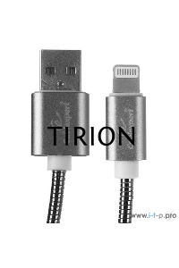 Кабель Cablexpert для Apple CC-G-APUSB02Gy-1.8M, AM/Lightning, серия Gold, длина 1.8м, титан, блистер