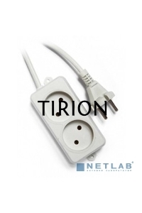 Сетевой фильтр Гарнизон EL-NL2-W-2, 2 розетки, допустимый ток 10А, длина 2м.