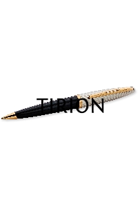 Ручка шариковая Waterman Carene De Luxe (CWS0700000) Black Silver GT M син. черн. подар.кор.