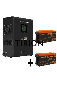 Комплект ИБП EX296002RUS + батарея 65Aч EX282982RUS 2шт (инвертор, синус, для котла, настенный) ExeGate FineSine SX-2500.LCD.AVR.2SH <2500VA/1800W, чистая синусоида, цветной LCD-дисплей, AVR, 2*Schuko, линейно-интерактивный, крепление настенное/универсаль