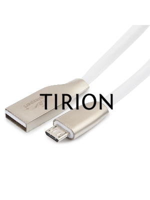 Кабель USB 2.0 Cablexpert CC-G-mUSB01W-3M, AM/microB, серия Gold, длина 3м, белый, блистер