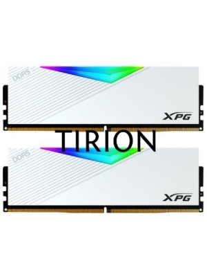 Оперативная память XPG Lancer, DDR5, 32GB (2x16GB), 6400MHz, CL32, с радиаторами, RGB, белый