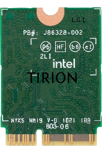 Плата сетевого контроллера Intel® Wi-Fi 6 AX201, 2230, 2x2 AX+BT, No vPro®,999TD0