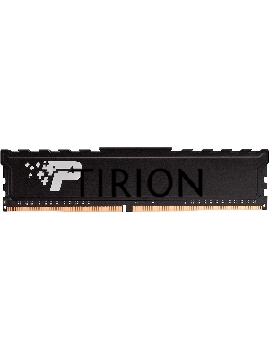 Оперативная память Patriot Signature, DDR4, 4GB (1x4 GB), 2400 MHz, CL17, радиатор, чёрный