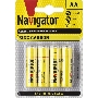 Элемент питания солевой NAVIGATOR 94 758 NBT-NS-R6-BP4 (блист.4шт) 94758