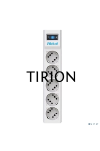Сетевой фильтр ZIS PILOT Surge protector Pilot SG5 5 outlets (GP), 10A / 2.2kVt, automatic circuit-breaker, 5 m
