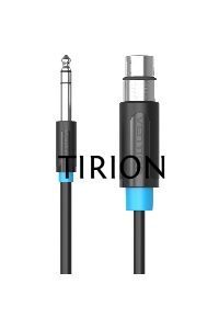 Кабель Vention аудио Jack 6.5 M/XLR F - 1.5м