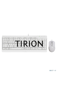 Клавиатура + мышь A4Tech Fstyler F1512 клав:белый мышь:белый USB