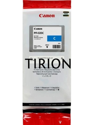 Картридж струйный Canon PFI-320 C 2891C001 голубой (300мл) для Canon Canon imagePROGRAF TM-200/205