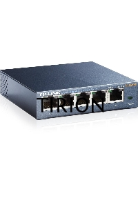 Коммутатор TP-Link SOHO TL-SG105 5-port Desktop Gigabit Switch, 5 10/100/1000M RJ45 ports, metal case