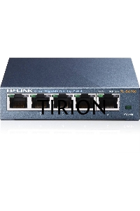 Коммутатор TP-Link SOHO TL-SG105 5-port Desktop Gigabit Switch, 5 10/100/1000M RJ45 ports, metal case