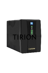 Источник бесперебойного питания ExeGate Power Back BNB-650.LED.AVR.EURO.RJ.USB <650VA/360W, LED, AVR,2 евророзетки, RJ45/11, USB, Black>