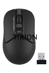 Мышь беспроводная A4Tech Fstyler FG12 черный, 1200 dpi, радиоканал, USB, кнопки - 3