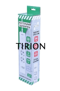 Бытовой удлинитель PowerCube, 3р с/з вык.,3USB, 3500 Вт, 16А, 1.9 м, 3*1,0 (белый) PC-5-2M