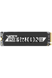 Накопитель SSD Patriot Viper VP4300, 1Tb, PCIe 4.0 x4, M.2 2280, NVMe, R/W 7400/5500, с радиатором