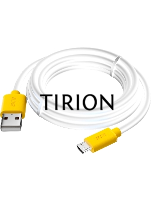 Кабель Greenconnect GCR-53224 3.0m MicroUSB, белый, желтые коннекторы, быстрая зарядка, 28/24 AWG