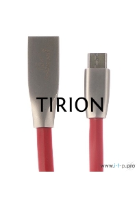 Кабель USB 2.0 Cablexpert CC-G-USBC01R-1M, AM/Type-C, серия Gold, длина 1м, красный, блистер