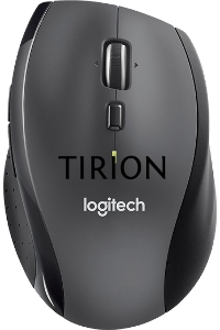 Мышь беспроводная Logitech M705 черный, 1000 dpi, радиоканал, USB, кнопки - 7