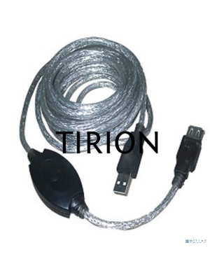 Кабель VCOM VUS7049-5M USB2.0-repeater, удлинительный активный <Am-->Af> 5м
