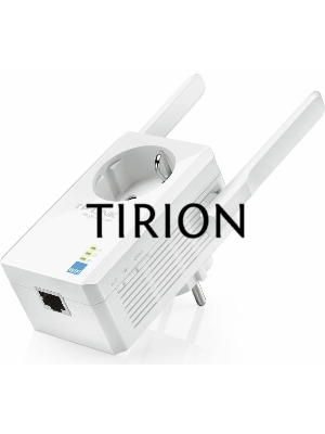 Сетевой адаптер TP-Link SOHO TL-WA860RE 300Mbps Wireless N Wall Plugged Range Extender with AC Passthrough, QCA(Atheros), 2T2R, 2.4GHz, 802.11b/g/n, 1 10/100Mbps LAN port, Range Extender button, Range Extender mode, suppo поставляется без кабеля RJ-45