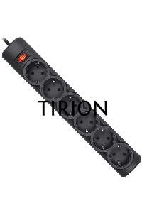 Сетевой фильтр Defender DFS 155 / 6 розеток / чёрный / 5.0 м