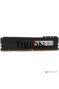 Оперативная память Kingston Fury Beast, DDR4, 16GB (1x16GB), 3600MHz, CL18, с радиатором, черный