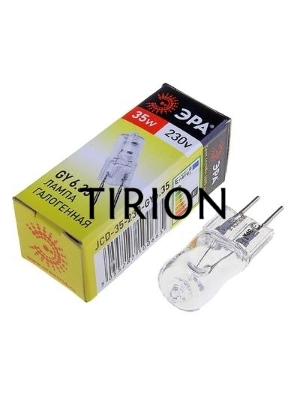Лампа галогенная ЭРА GY6.35-JCD-35W-230V(100/1000/35000)