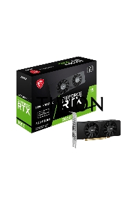 Видеокарта MSI RTX3050 LP 6G OC NVIDIA GeForce RTX 3050 6Gb 128bit PCI-E 4.0 GDDR6 1492/14000 HDMIx2 DPx1 HDCP Ret low profile