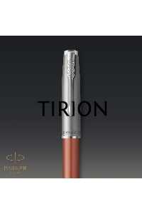 Ручка перьевая Parker Sonnet Essentials SB F545 (CW2169228) LaqOrange CT F сталь нержавеющая подар.кор.