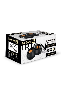 Акустическая система 2.0 ExeGate EX287060RUS Disco 130 (питание USB, 2х3Вт (6 Вт RMS), 100-20000Гц, черный/оранжевый)