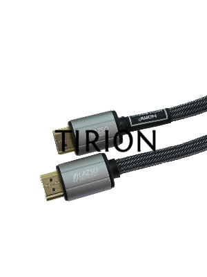 Кабель видео LAZSO WH-111-B HDMI (m)/HDMI (m) 3м. позолоченные контакты черный