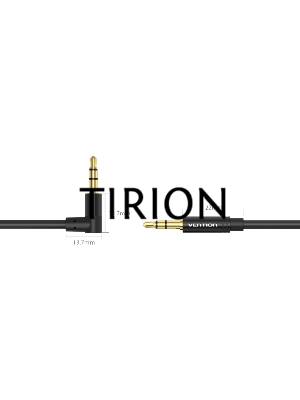 Кабель Vention аудио Jack 3,5 mm M/Jack 3,5 mm M угол 90  - 0.5м Черный Кабель Vention аудио Jack 3,5 mm M/Jack 3,5 mm M угол 90  - 0.5м Черный